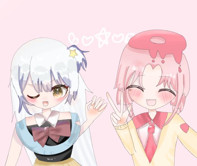 リンシちゃんとはーぷちゃん
