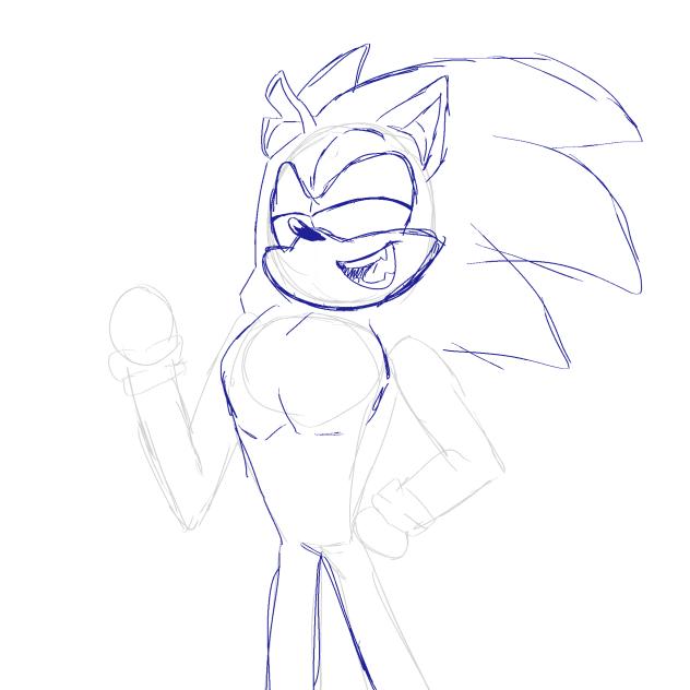 GlimmerBee sonic design art =3 (WIP)