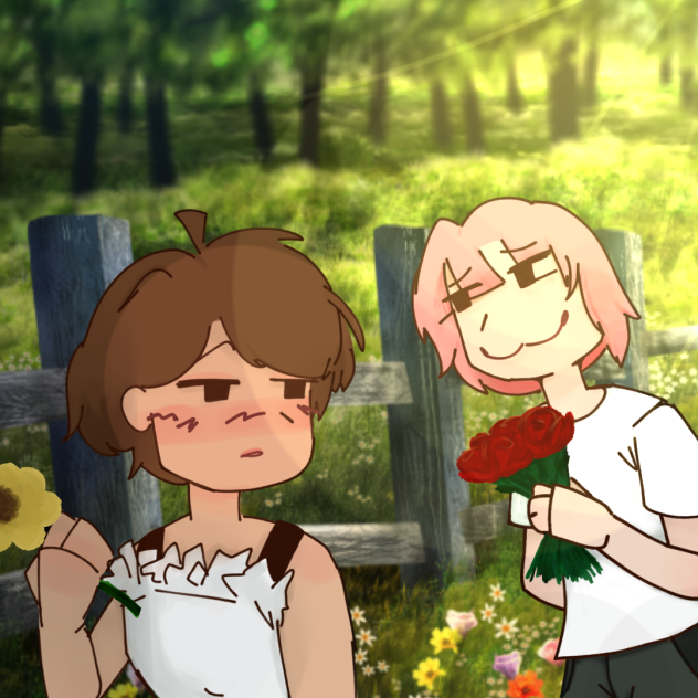 Picking flowers 🌹🌻