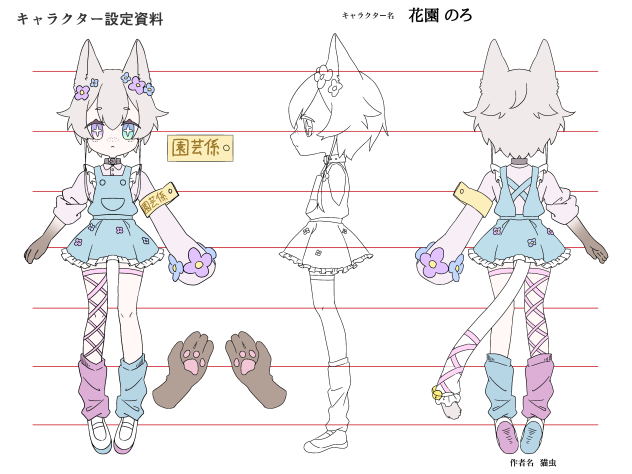 花園ノロ 3面図