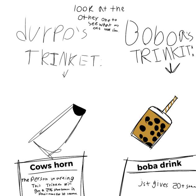 my dandys world ocs TRINKETS