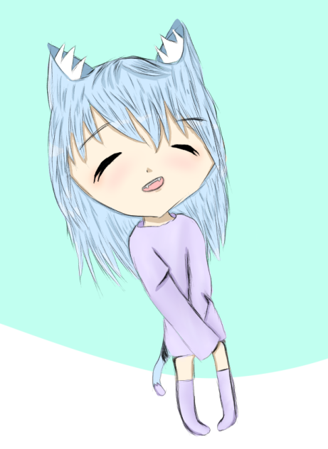 Anime sketch (color version)