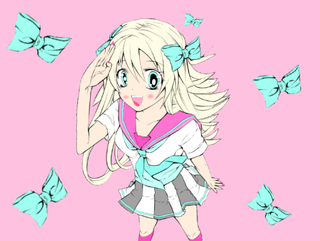Strikkie anime girl