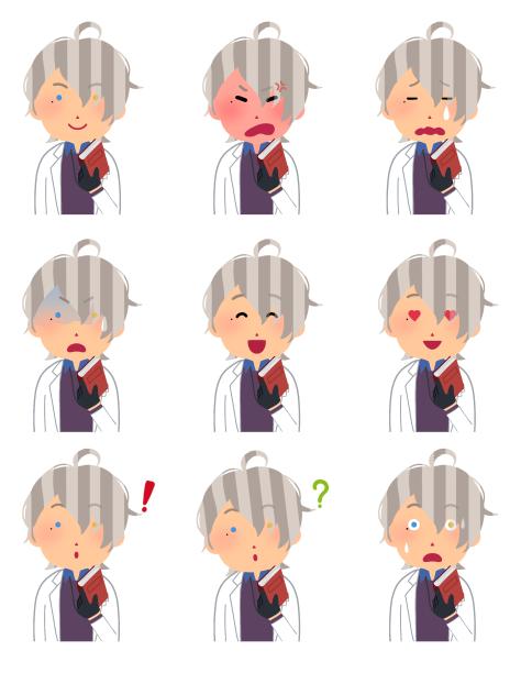 いらすとや風かなえ先生