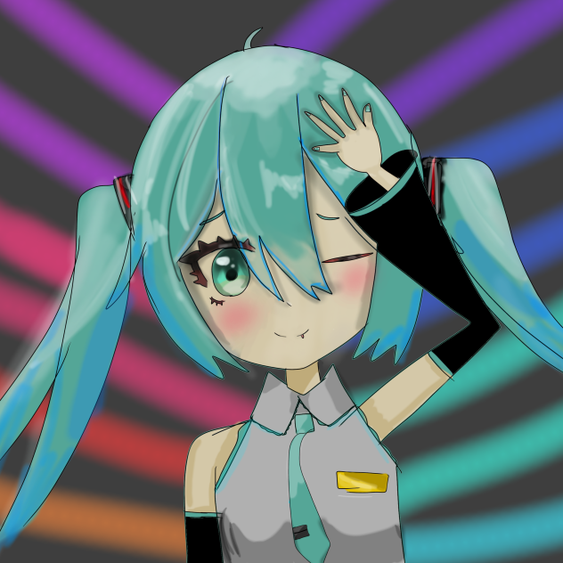 ノイズで初音ミク