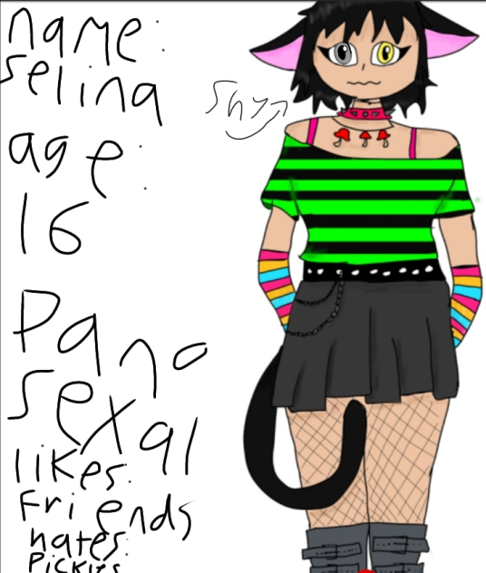 (OC) Selina the Black Cat Girl