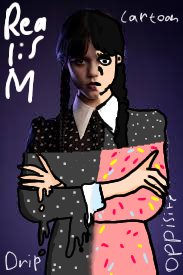 Wensday in 4 diff styles - ibisPaint