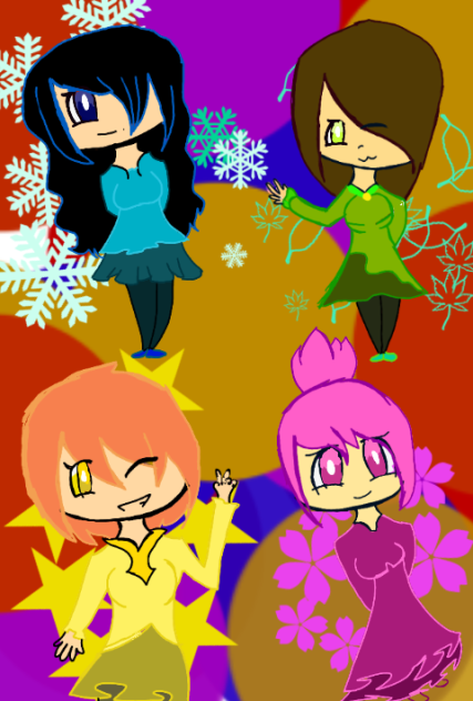 4 elements power - ibisPaint