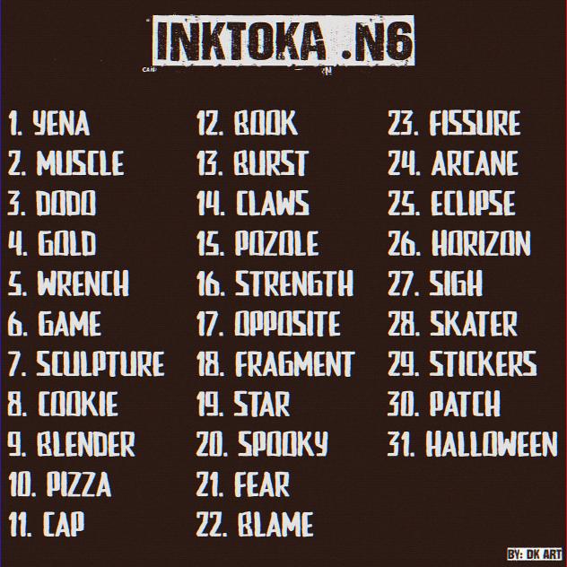 INKTOKA No6 - List