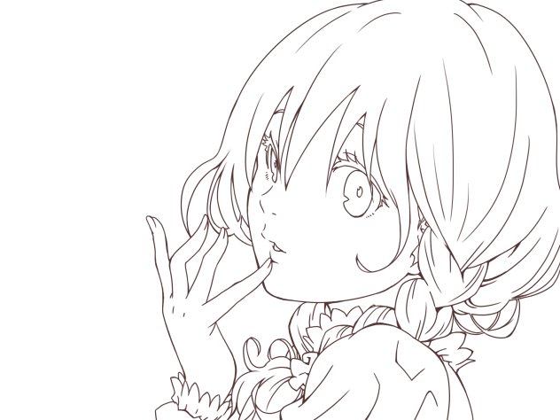 ☆Cherubic innocence☆(線画)