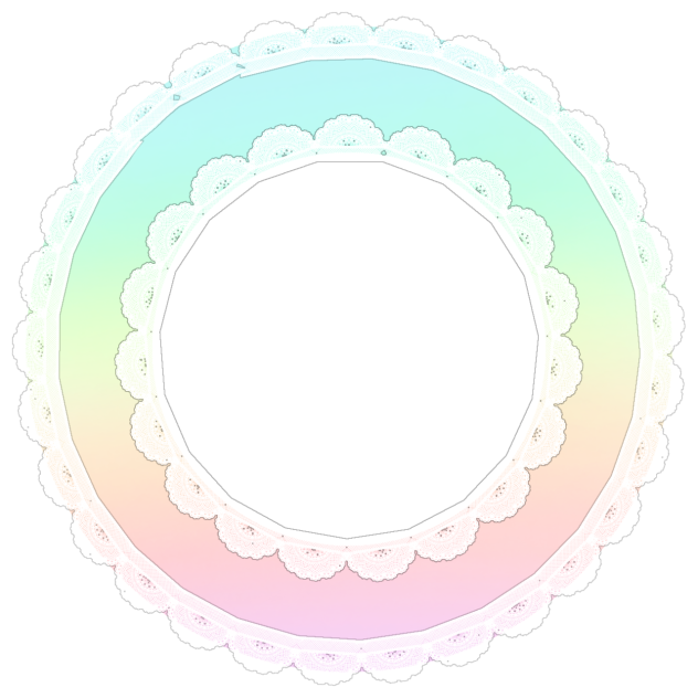 sime circle border dream style