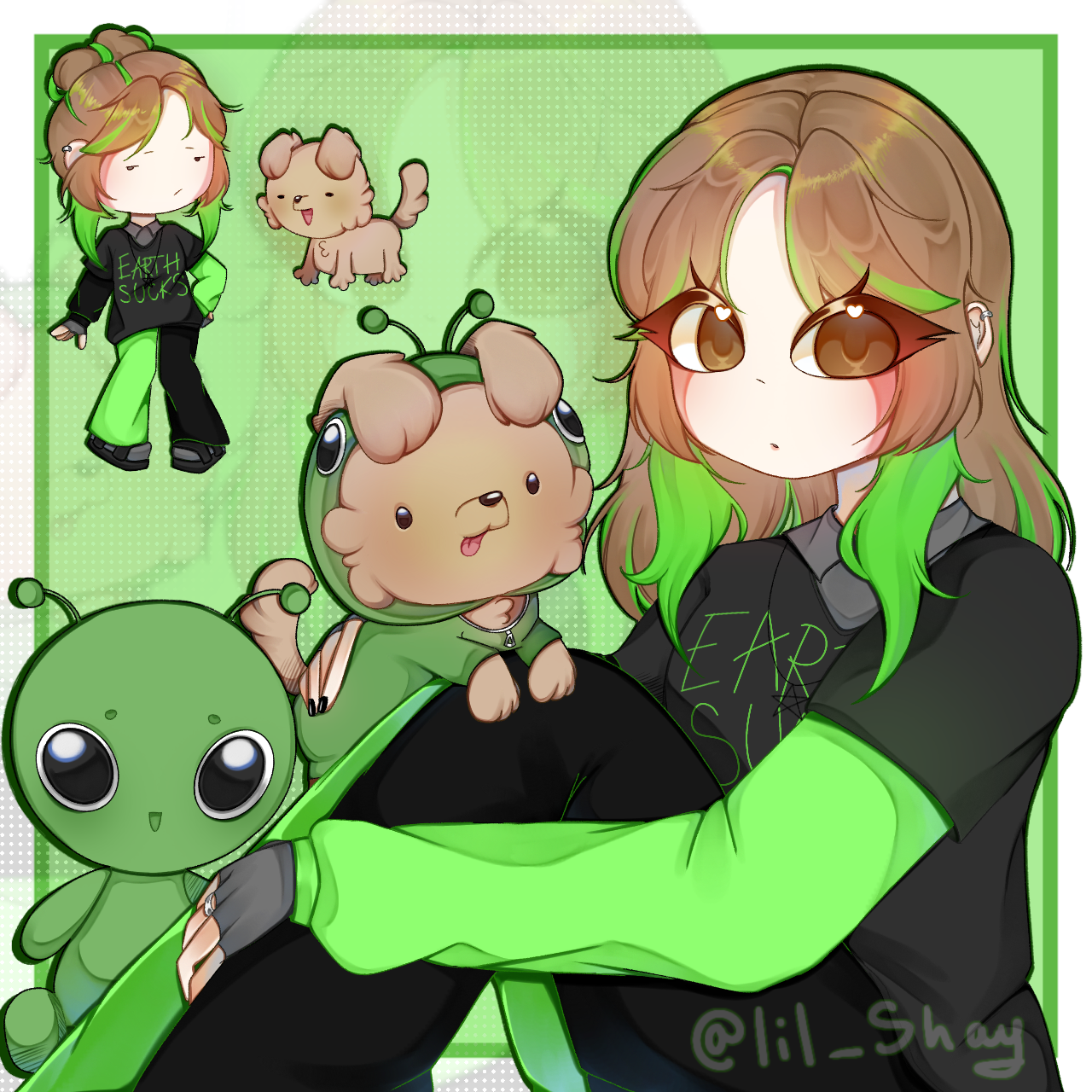 Alien girl 👽 - ibisPaint