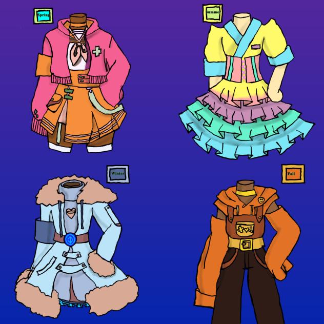 Future sci-fi seasons outfits