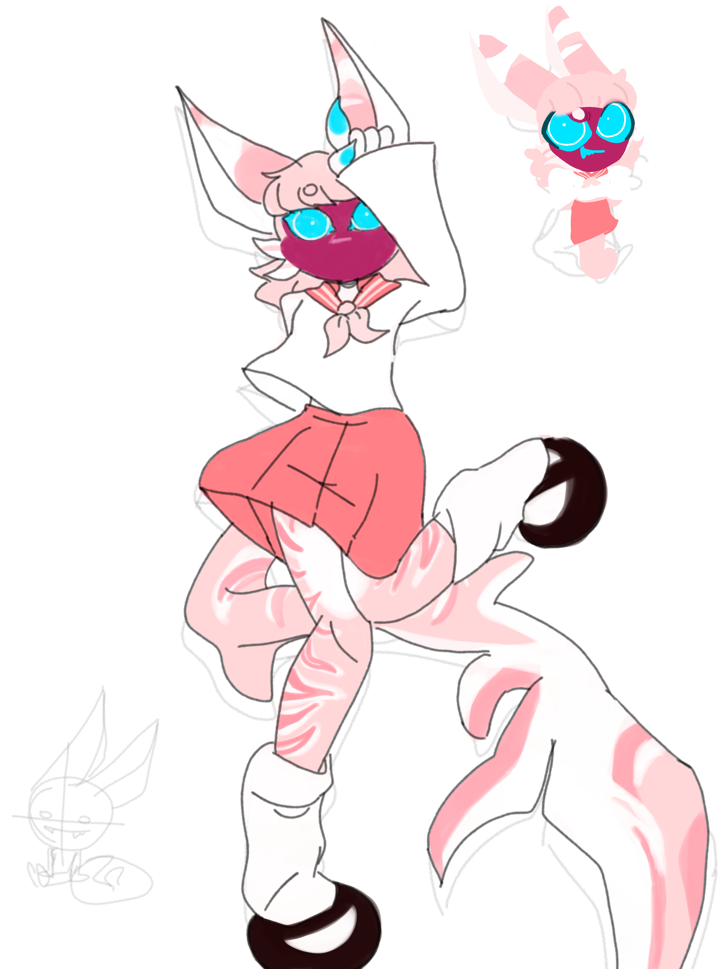 Unfinished OC artwork - ibisPaint
