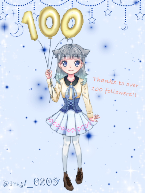 フォロワーさん100人突破！