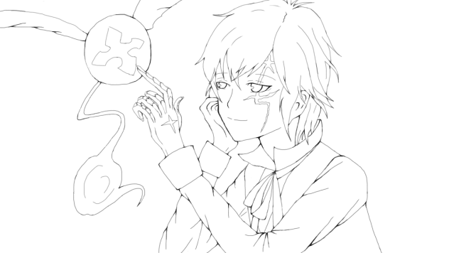 アレン・ウォーカー 線画