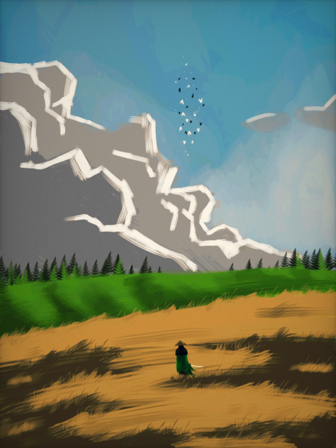 the golden field - ibisPaint