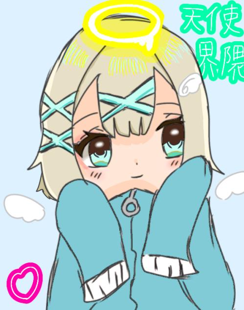 柚木もち　塗り絵　#柚木配達#天使界隈