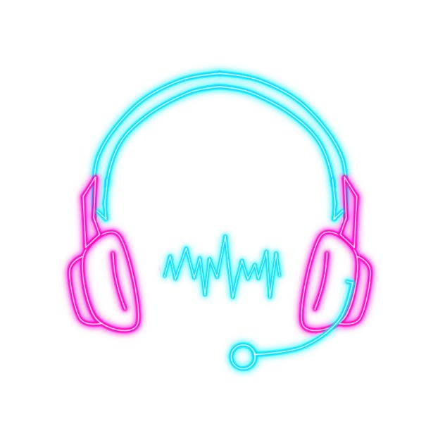 headphone neon led