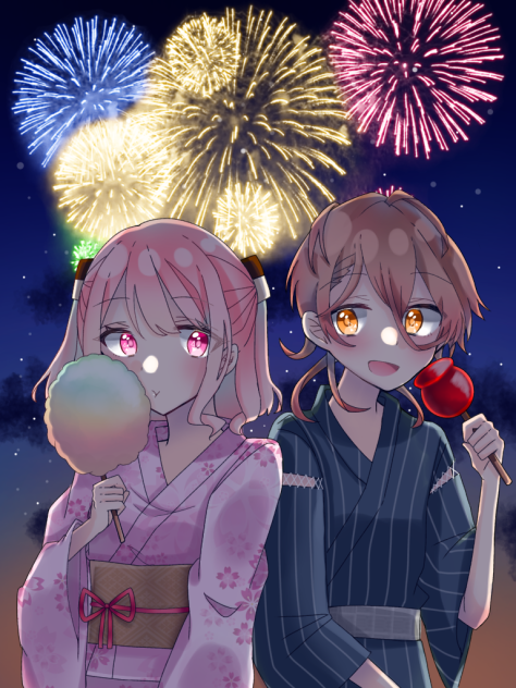 打ち上げ花火（のあ×うり）