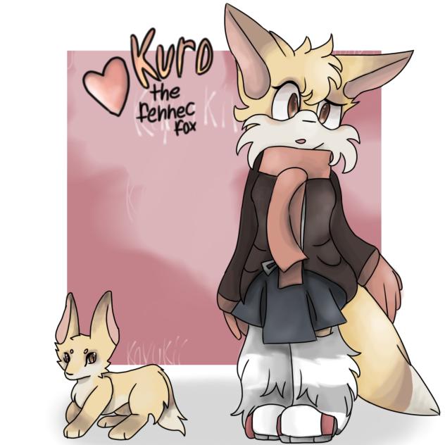 Kuro the fennec fox💛
