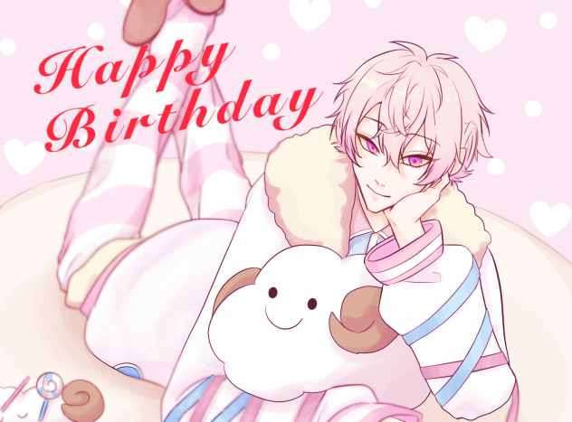 彩音れおん　誕生日イラスト2024