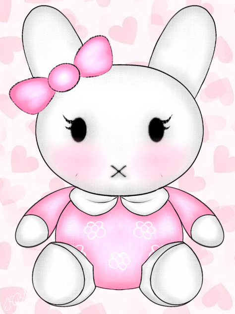 Fluffy bunny 🐰🩷