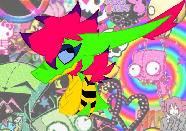 AGHHHH IST MY OLD DRAWING OF MY FURSONA