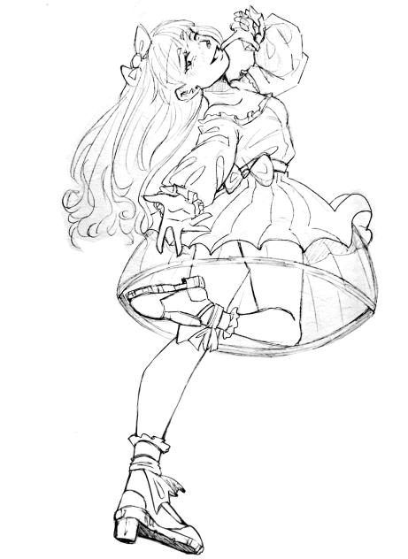 Idol Moera (lineart)