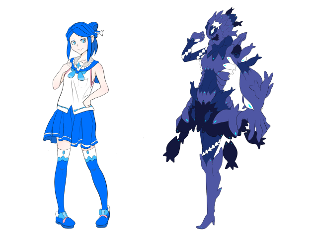 ヨワシ擬人化