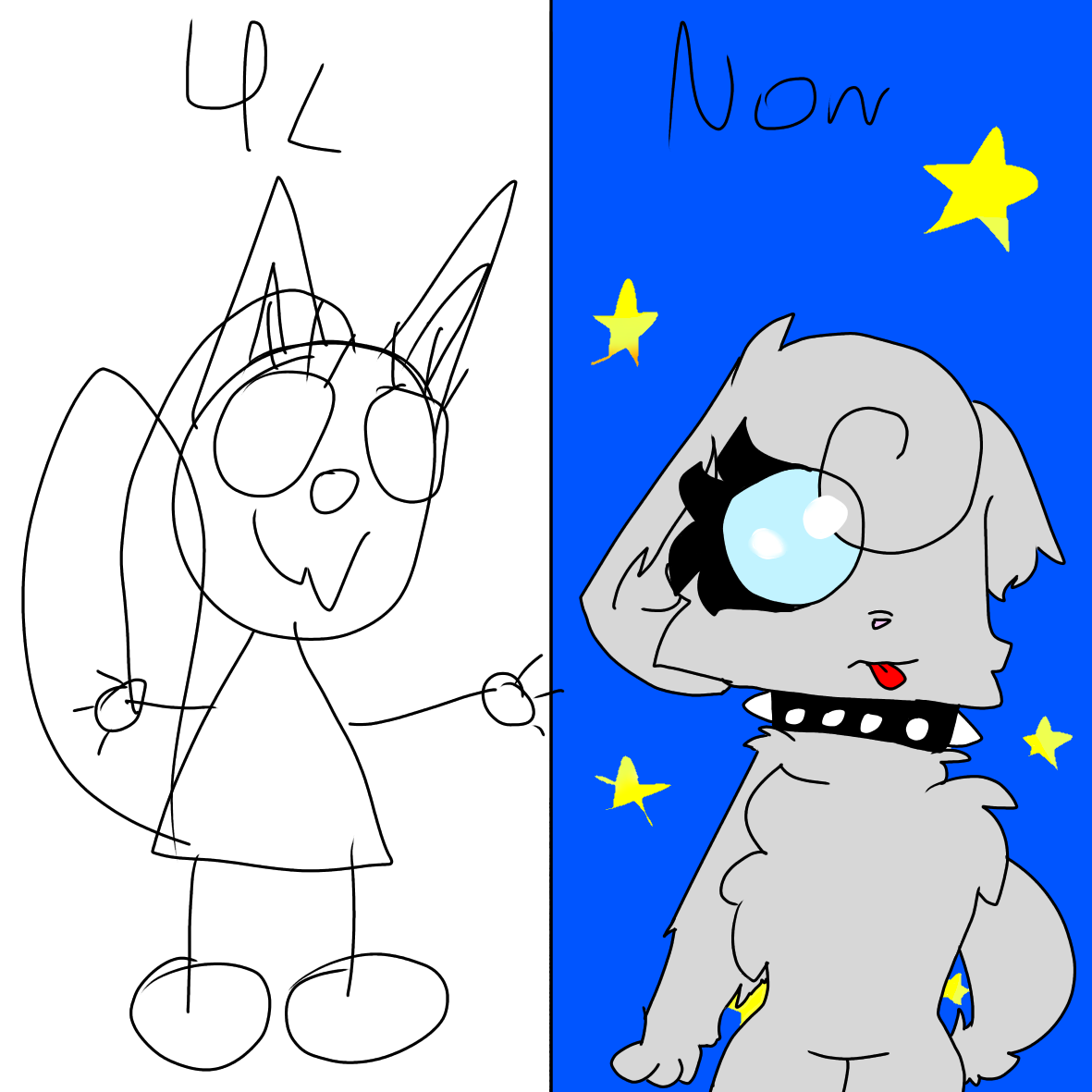 how I used to draw and how I draw now - ibisPaint