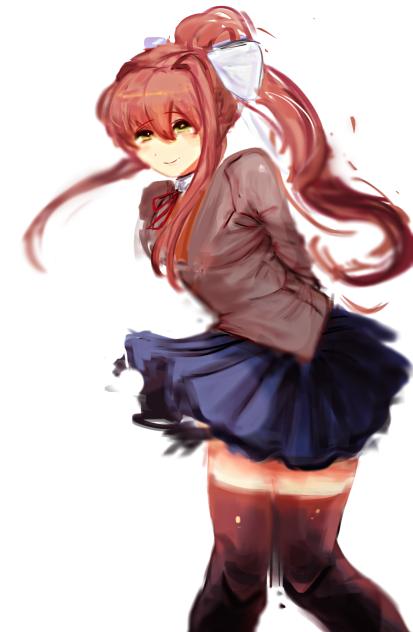 Just Monika.