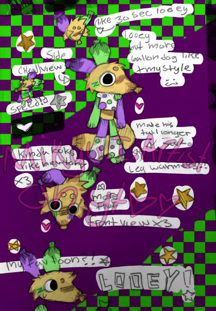Looey hehe [YES I MADE THE DRAWING T0T]