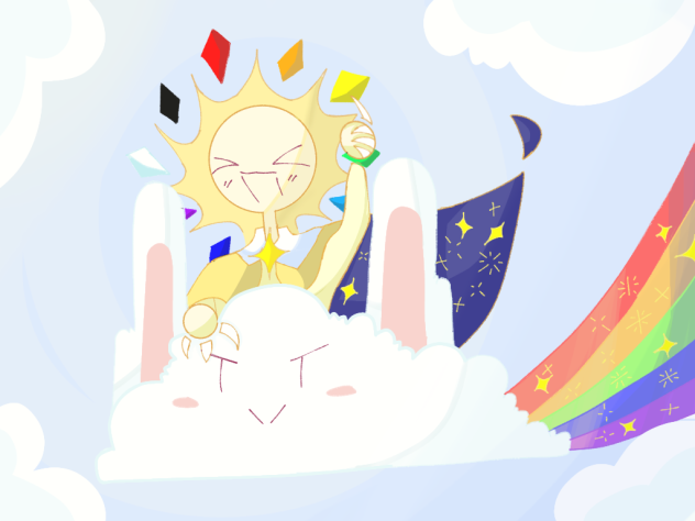lets fly to the sky🌤️🌈