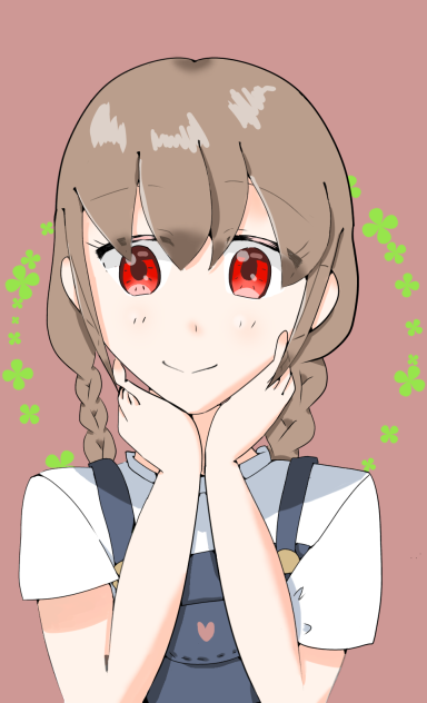 女の子　色塗り