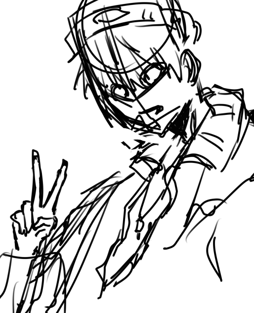 v(｡･ω･｡)ｨｪｨ♪(ラフ)