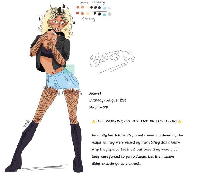 Beatrix ref sheet