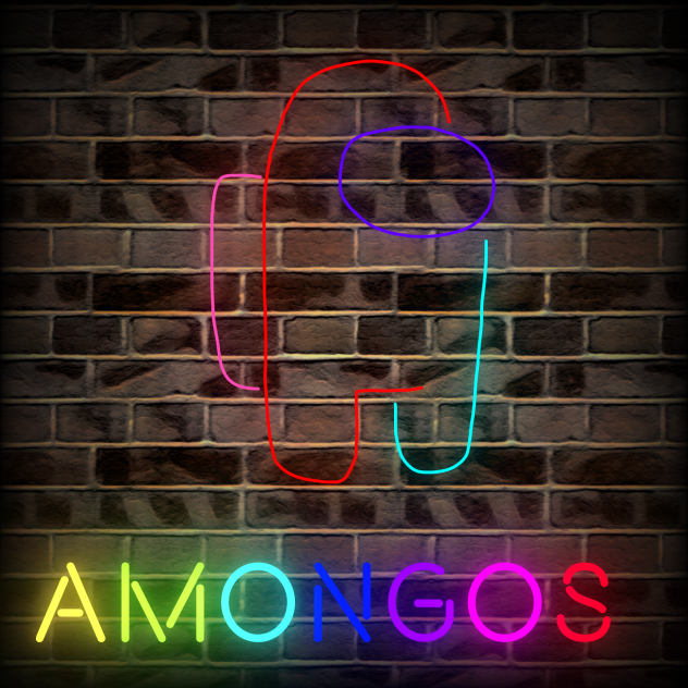 neon amogus