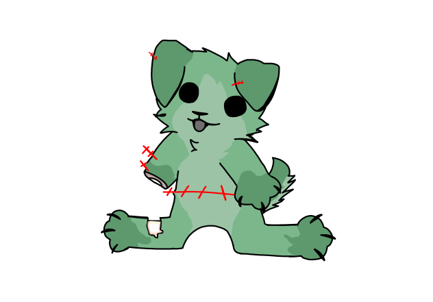 Zombie pup