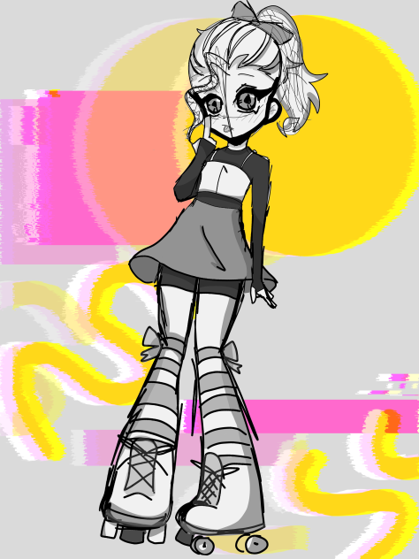 drawing of my sister