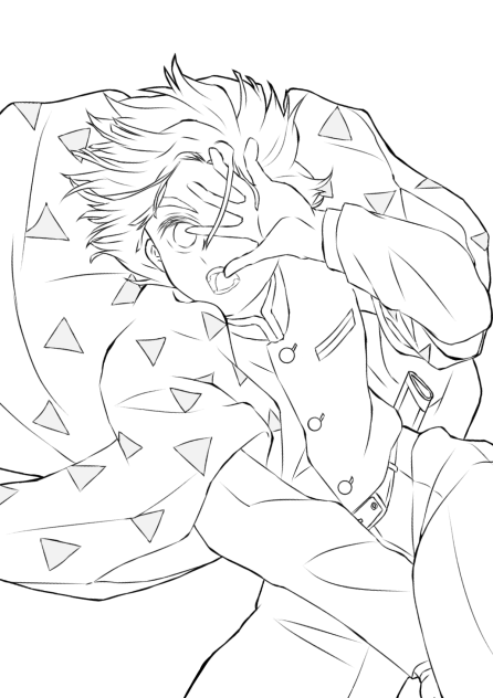 無題16の線画(改正版)