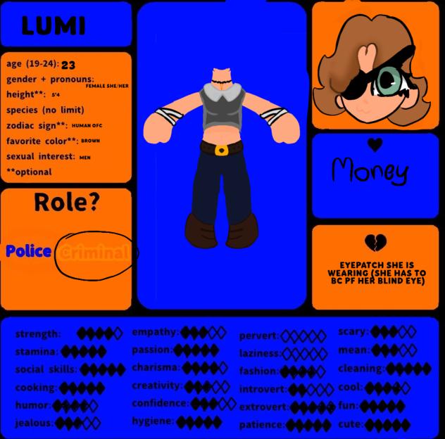 Lumi oc sheet