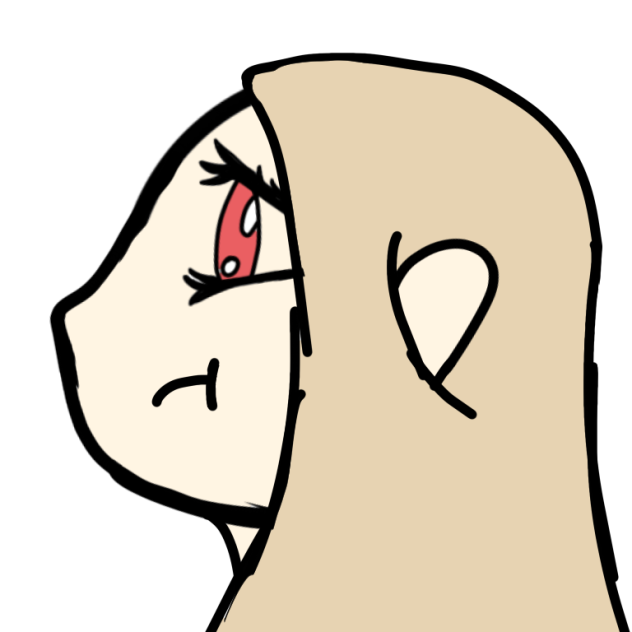 Side portrait of new oc