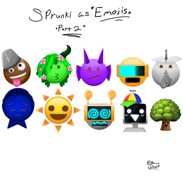 Sprunki as EMOJIS! Part 2
