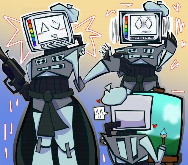every pAinter gijinka ever (silly)