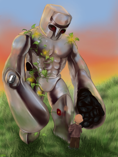Fanart iron golem