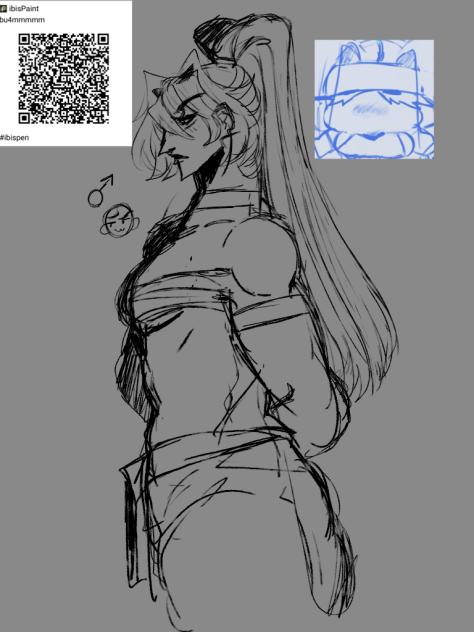 random pencil sketch brush