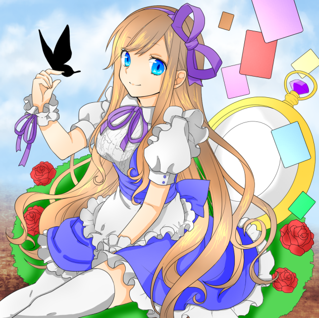 アリス【塗り絵】