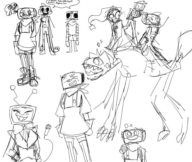 Messy aah sketch