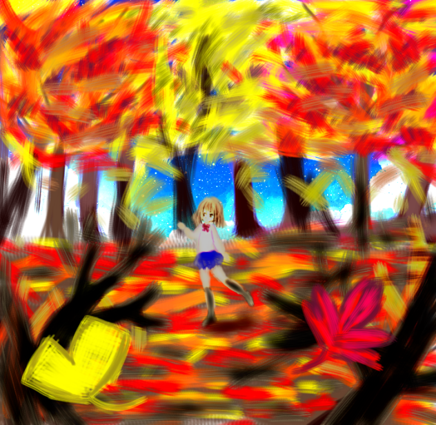 秋は終わりましたね笑